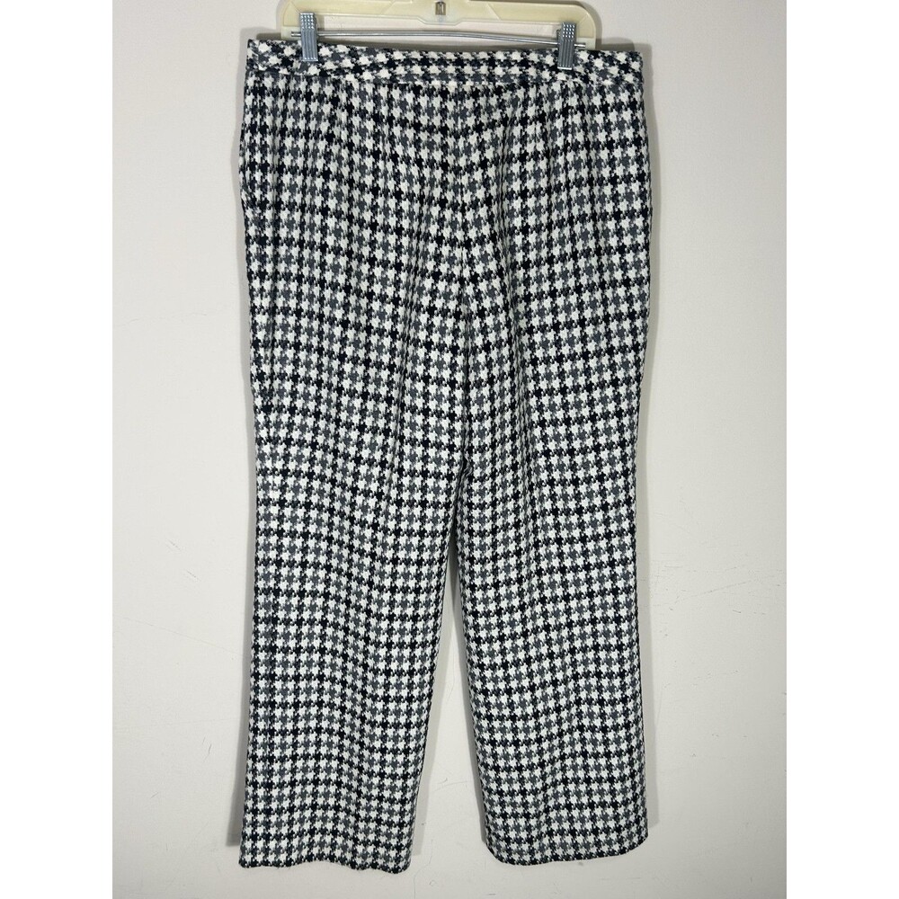 Talbots Tweed Dress Pants Womens 16 Gray Wool Lined Winter Career Work - Picture 8 of 11